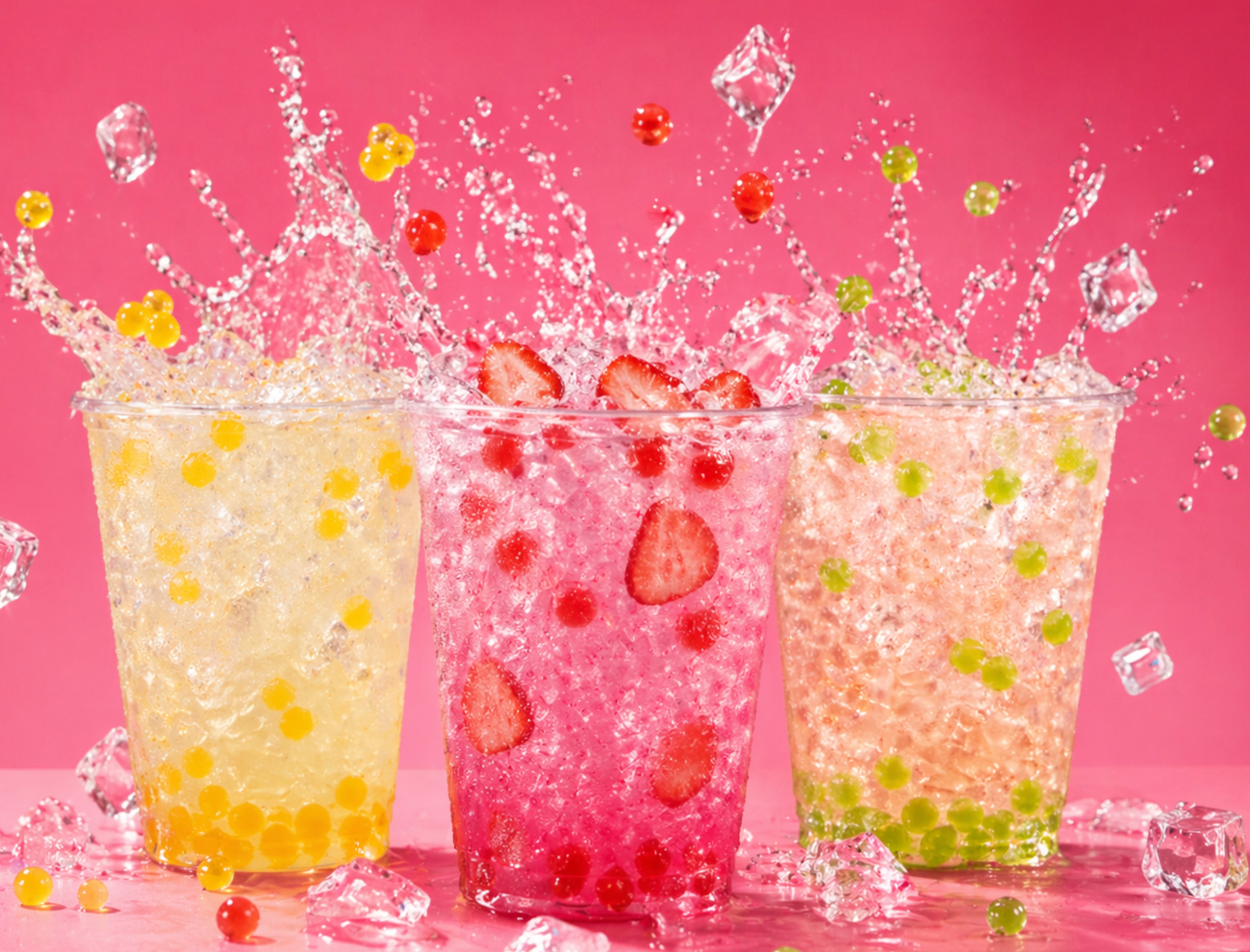 Popping Boba in Lemonades and Refreshers
