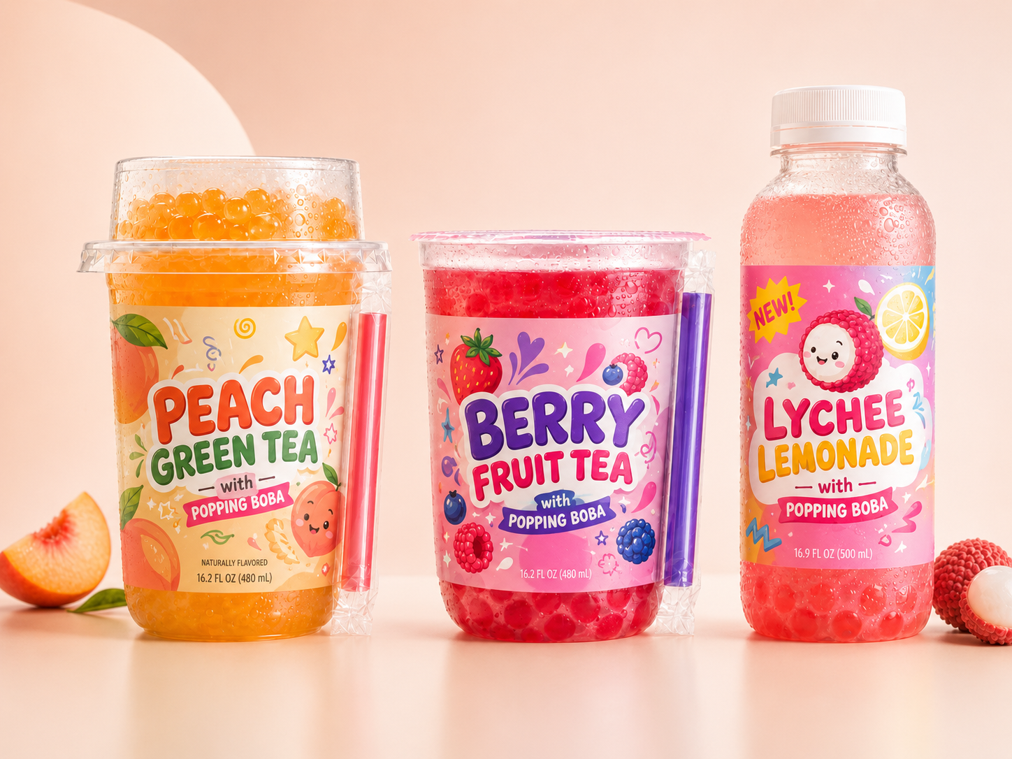 Popping Boba in RTD Beverages