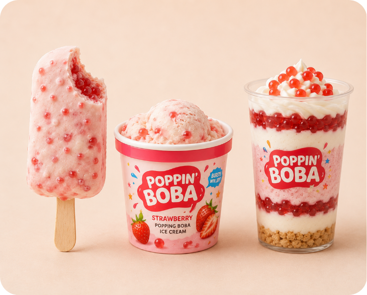 Ice Cream + Boba
